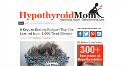 Desktop Screenshot of hypothyroidmom.com